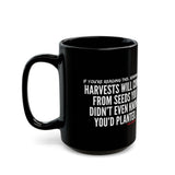 HARVEST CERAMIC BLACK MUG (11oz, 15oz)