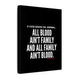 ALL BLOOD CANVAS ART