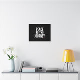 PEACE BE THE JOURNEY WHITE CANVAS ART