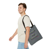 BLACK QUEER RAINBOW TOTE BAG