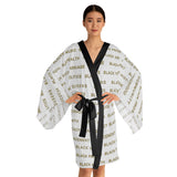 BLACK MAGIC - GOLD LETTERS KIMONO