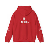 NO EXCUSE UNISEX HOODIE