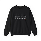 YOU CAN DO ALL THINGS - WHITE UNISEX SWEATSHIRT