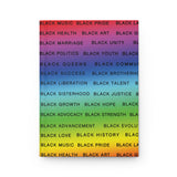 BLACK MAGIC RAINBOW BLACK  JOURNAL