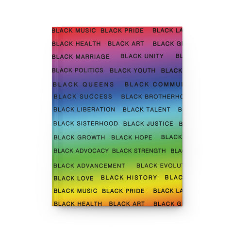 BLACK MAGIC RAINBOW BLACK  JOURNAL