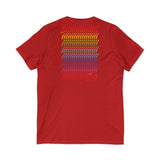 BIIIIIITCH RAINBOW UNISEX  V-NECK T-SHIRTS