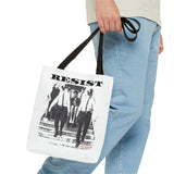RESIST-BLACK TOTE BAG