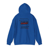 REACH FOR SOMETHING - BLACK RED UNISEX HOODIE