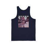 STAND - WHITE UNISEX TANK TOP