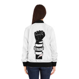 RESIST FIST AOP WOMEN'S BOOMBER JACKET