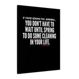 SPRING CLEANING CANVAS ART