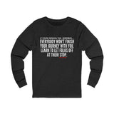 LET FOLKS OFF UNISEX LONGSLEEVE T-SHIRT