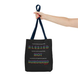 BLACK MAN RAINBOW TOTE BAG