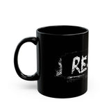 RESIST - BLACK CERAMIC MUG - BLACK 11OZ