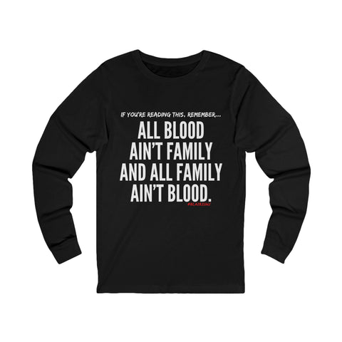ALL BLOOD UNISEX LONG SLEEVE T-SHIRT