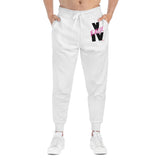 V EAUX IV - BLACK W/ PINK EAUX ATHLETIC JOGGERS