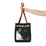 SPEAK - WHITE TOTE BAG