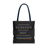 BLACK MAN RAINBOW TOTE BAG
