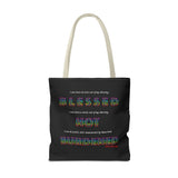 BLACK MAN RAINBOW TOTE BAG