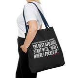 BEST APOLOGIES TOTE BAG