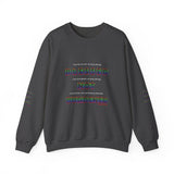 BLACK QUEER RAINBOW UNISEX SWEATSHIRTS
