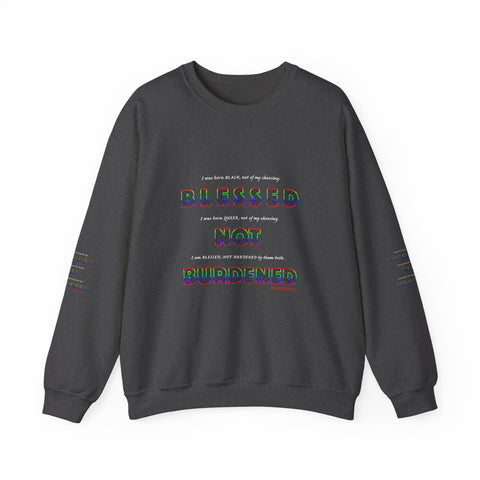 BLACK QUEER RAINBOW UNISEX SWEATSHIRTS