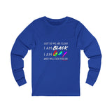 BLACK GAY FUP WHITE UNISEX LONG SLEEVE T-SHIRTS