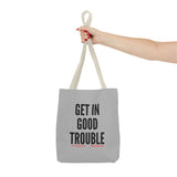 GET IN GOOD TROUBLE - BLACK TOTE BAG