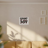 COUNT IT ALL JOY-RBG CANVAS ART