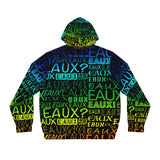 EAUX - RAINBOW AOP ZIP HOODIE