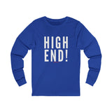 HIGH END WHITE UNISEX LONGSLEEVE T-SHIRTS