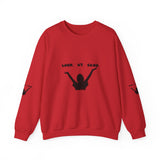 LOOK AT GAWD WHITE UNISEX SWEATSHIRTS