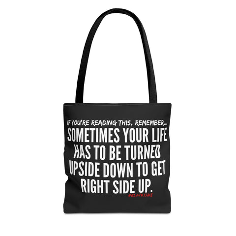 UPSIDE DOWN TOTE BAG