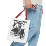 RESIST-BLACK TOTE BAG