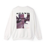 STAND - BLACK UNISEX SWEAT SHIRT