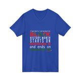 FRIENDLY REMINDER UNISEX V-NECK T-SHIRT