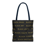 BLACK MAGIC - GOLD LETTERS TOTE BAG