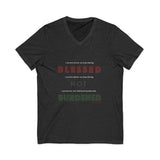 BLACK QUEER RBG UNISEX V-NECK T-SHIRTS