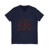 COUNT IT ALL JOY-RBG UNISE V-NECK T-SHIRTS
