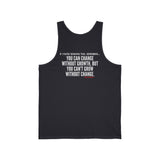 GROWTH AND CHANGE UNISEX TANK TOP