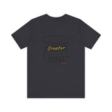 REACH FOR SOMETHING BLACK GOLD UNISEX SHORT SLEEVE T-SHIRTS