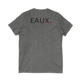EAUX BLACK UNISEX V-NECK T-SHIRTS