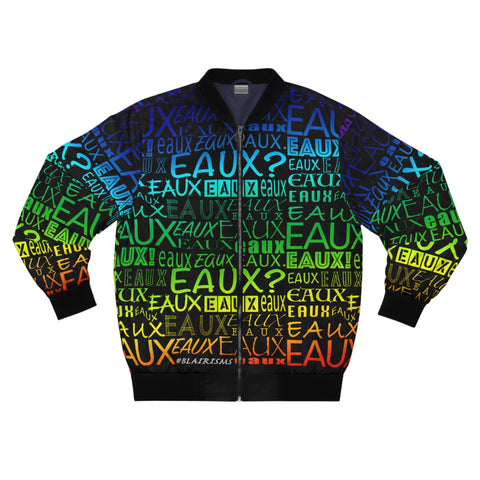 EAUX - RAINBOW AOP MEN'S BOMBER JACKET