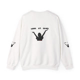 LOOK AT GAWD WHITE UNISEX SWEATSHIRTS