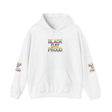 BLACK GAY PROUD UNISEX HOODIE