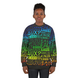EAUX - RAINBOW AOP UNISEX SWEATSHIRT