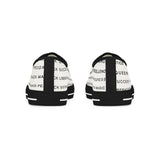 BLACK MAGIC - BLACK LETTERS KOW-TOP SNEAKERS WHITE SOLE