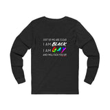 BLACK GAY FUP WHITE UNISEX LONG SLEEVE T-SHIRTS