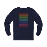 BIIIIIIITCH RAINBOW UNISEX LONG SLEEVE T SHIRTS
