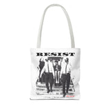 RESIST-BLACK TOTE BAG